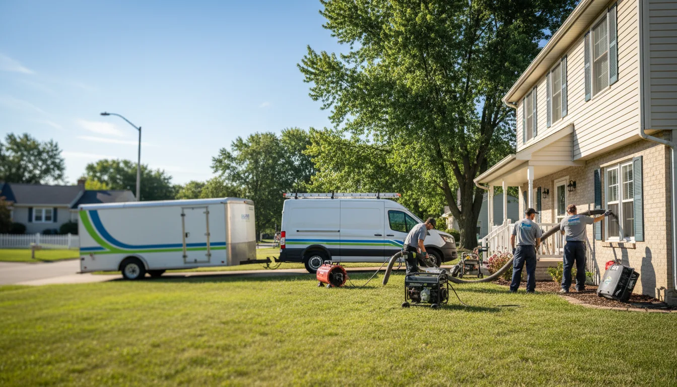 Flooded Basement Restoration And Cleanup With Repair in Ossian, IN near me